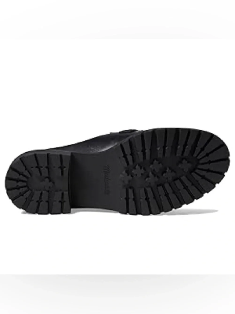 New Madewell Woman The Bradley Hardware Lugsole Loafer Mule True Black 7.5 M - Picture 5 of 5